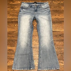 Buckle Black No 53 Flare a leg Jeans Sz 30x30